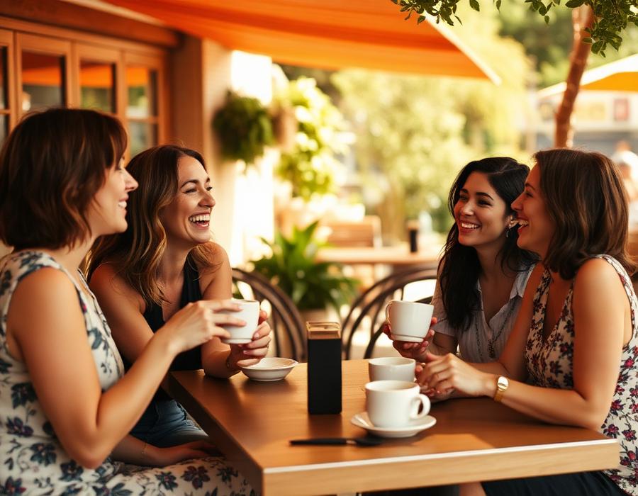 Sarah, Kate, Sophie & Tara — Saturday brunch